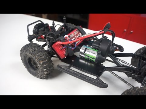SCX10 Front Mount Battery & Electronics Tray By Howler Customs RC