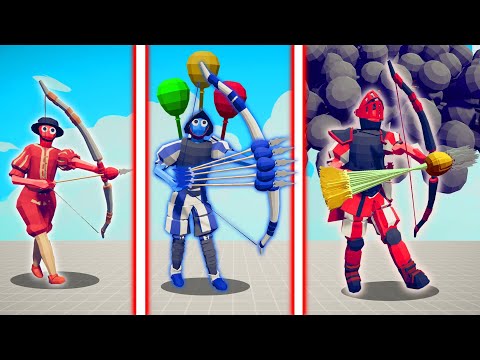 EVOLUTION OF SUPER BALLOON ARCHER | TABS - Totally Accurate Battle Simulator