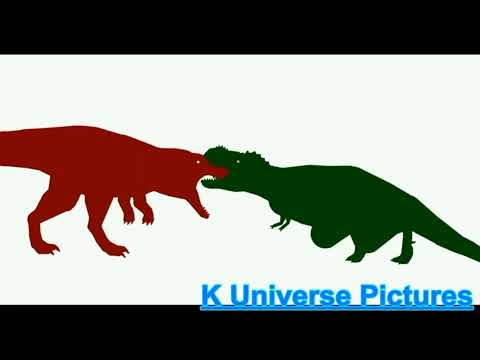 K Universe Tyrannosaurus Rex vs Carcharodontosaurus Resounded