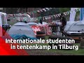 Buitenlandse studenten bivakkeren in tentjes bij gebrek aan studentenkamers