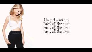 Glee - Party All The Time [LYRICS]