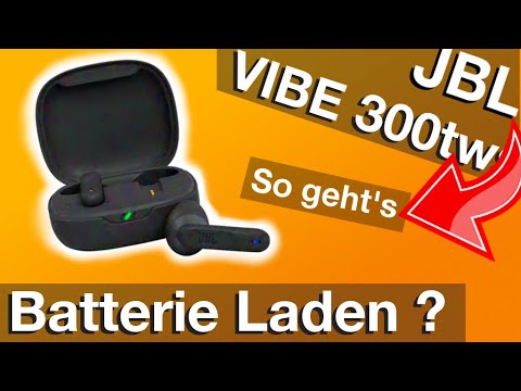 Batterie laden von JBL TWS Kopfhörern (hier VIBE 300tws)