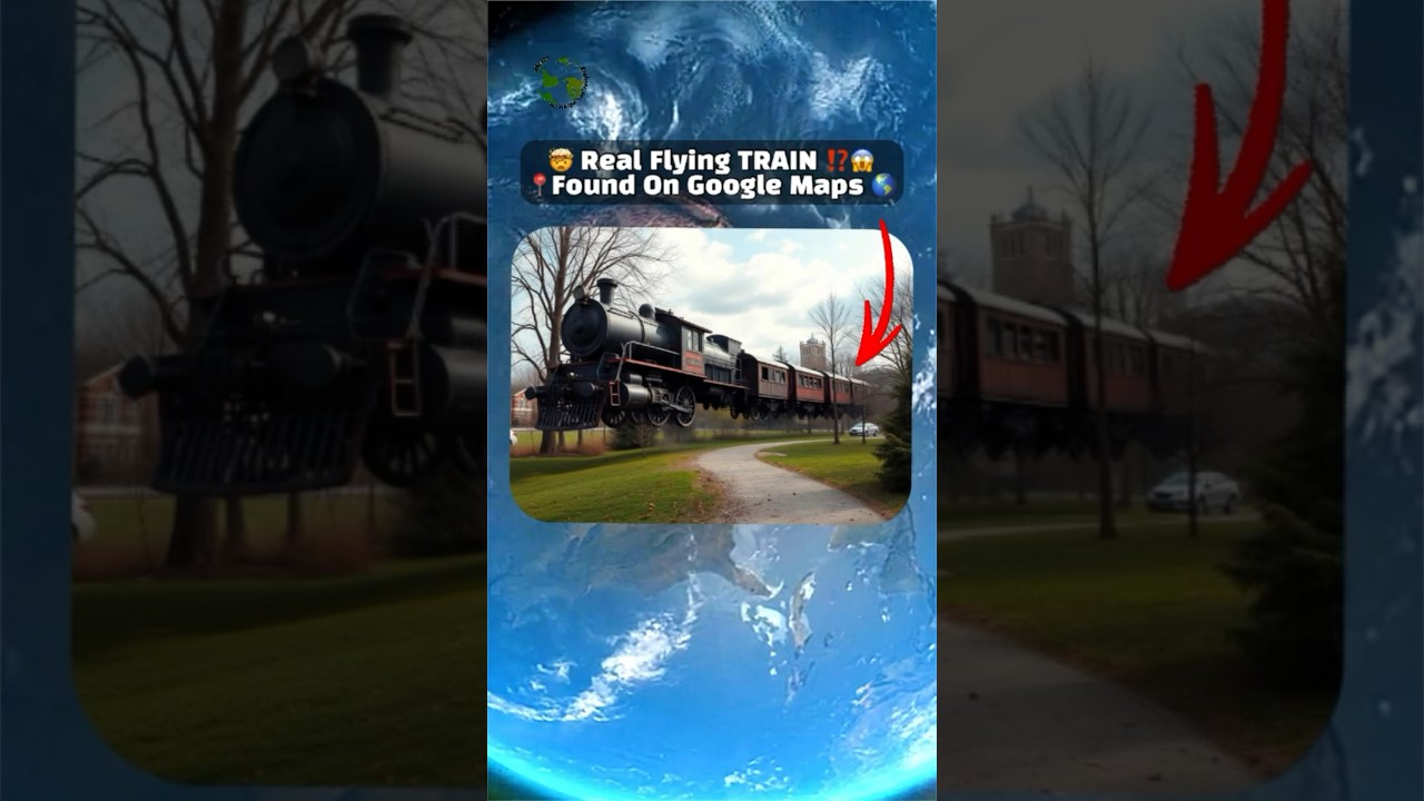 🤯I found Flying TRAIN📍Coords at the END ⚠️ #googleearth #googlemaps #googlestreetview #streetview