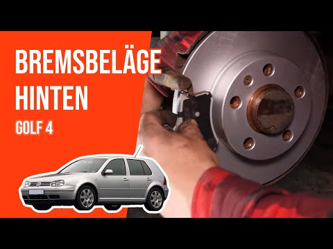 Wie Volkswagen Golf 4 Bremsbeläge hinten wechseln ?