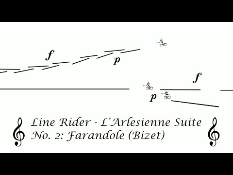 Line Rider #14 - L'Arlesienne Suite No. 2: Farandole (Bizet)