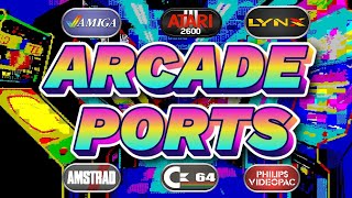 Arcade Ports - Amiga,Amstrad,Atari 2600,Atari Lynx,Commodore 64,Philips G7000