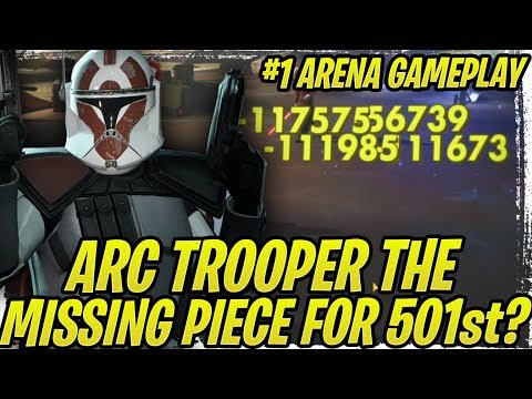 ARC Trooper the Final Piece to Perfect 501st? 5 Star General Skywalker Beats Relic 7 Revan! | SWGoH