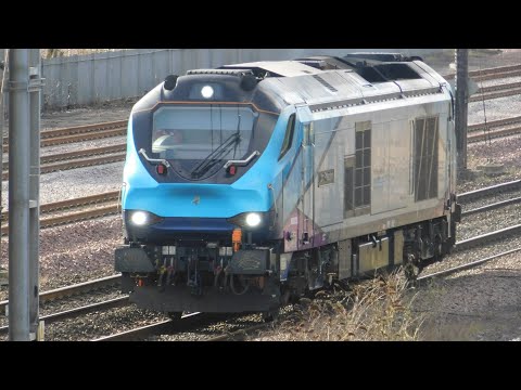 TPE 68028 Passes Darlington | 0Z28 Leeds Balm Rd to Tyne Yard Sig.T193