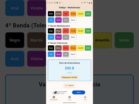 Código Color Resistencias video thumbnail