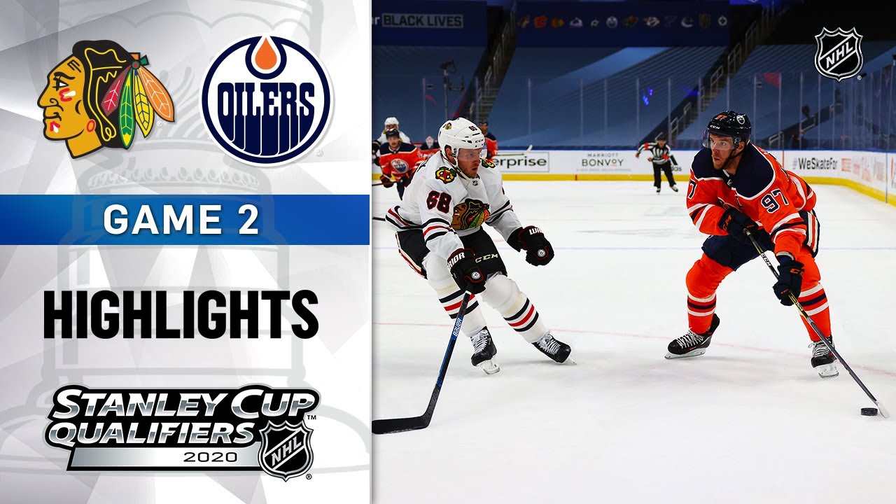 NHL Highlights | Blackhawks @ Oilers, GM2 - Aug. 3, 2020