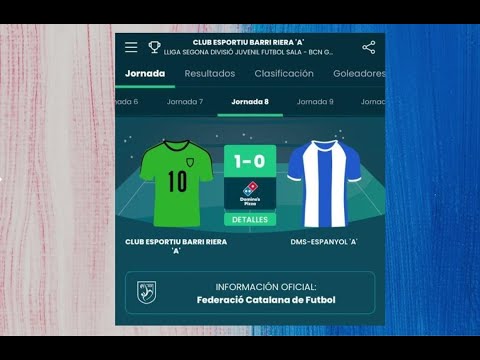 8a JORNADA DE LIGA RIERA  VS   DMS ESPANYOL