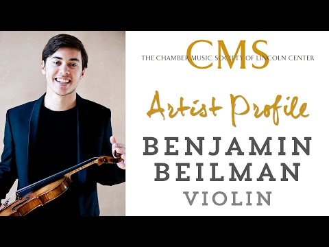 Benjamin Beilman Artist Profile - May 2016