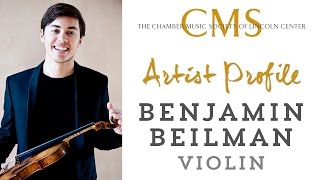 Benjamin Beilman Artist Profile - May 2016