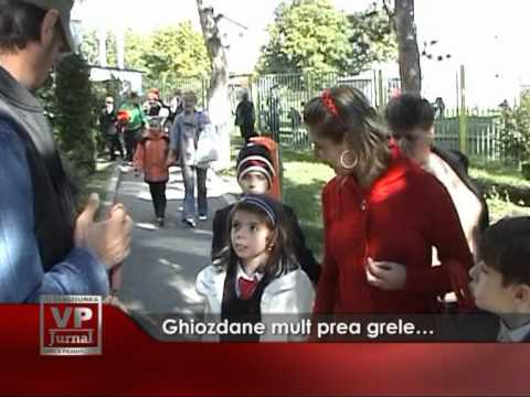 Ghiozdane mult prea grele…