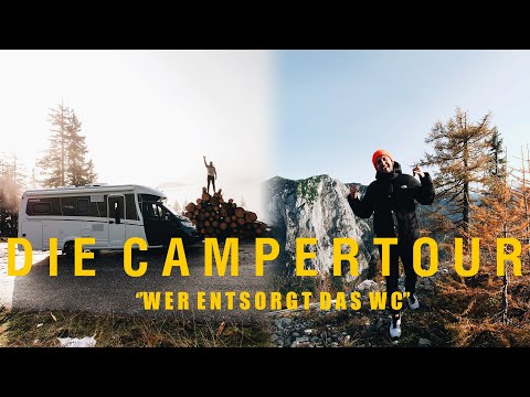 CAMPER TOUR 2020 Boys Roadtrip 🏔🌲🚌II WER entsorgt das WC ?