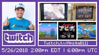 5/26/2018 - Commodore Amiga  VCF East Recap, Apidya SE + Flying Shark SE from Earok