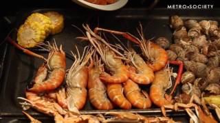 " Prawn on Fire " at Novotel Bangkok Fenix Silom