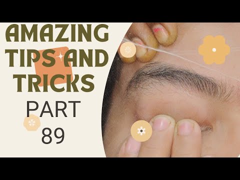 Easy eyebrow threading || Beginners tutorial || part-89 || Tips & tricks about eyebrow threading