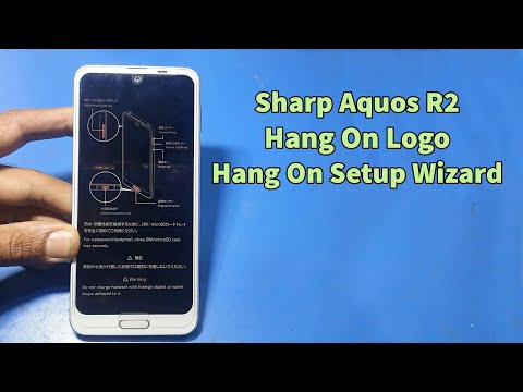 Sharp Aquos R2 Hang On Logo | Aquos R2 Hang On Setup Wizard