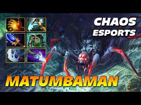MATUMBAMAN Broodmother - Chaos Esports - Dota 2 Pro Gameplay