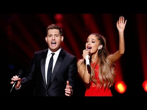Ariana Grande Sings Last Christmas' for Michael Buble's NBC Christmas Special
