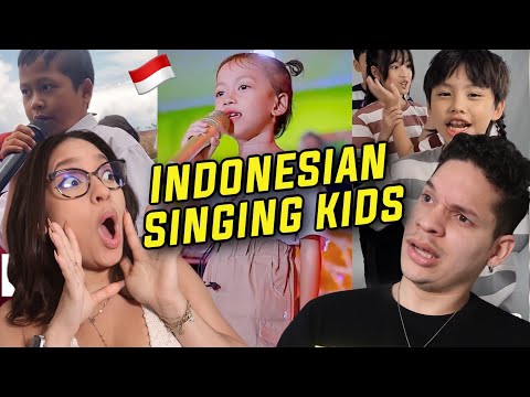 Indonesian SINGING Kids are AMAZING! Latinos react to Viral Indonesian Reels 'KIDS Edition'!
