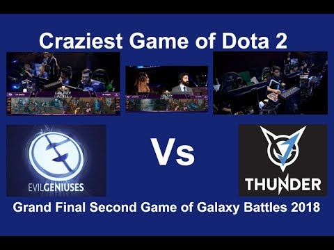 Grand Final of Galaxy Battles 2018, EG vs VGJ.Thunder 2nd game, Craziest Game of 2018