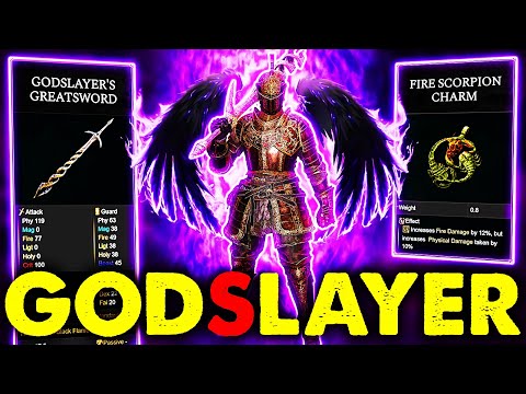 THIS GODSLAYER'S GREATSWORD BUILD IS NUTS! MELTS BOSSES in Elden Ring 1.16