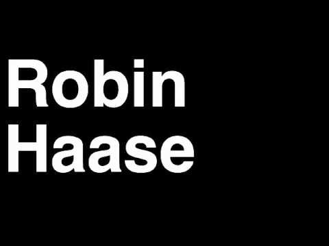 How to Pronounce Robin Haase Tennis Grand Slam Tournament Australia French US Open Wimbledon