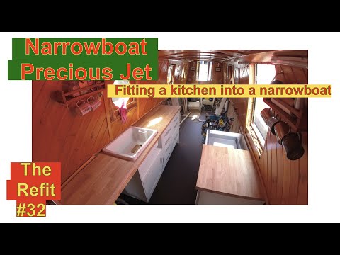 The Refit #32  Fitting a kitchen into a narrowboat #narrowboatrefit