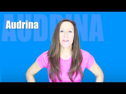 Learn to Spell AUDRINA Toddler Song | Learn to Talk with Patty Shukla