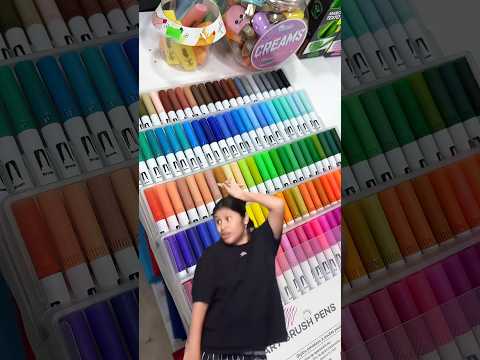 Lo veo y lo quiero con esta valija de 120 marcadores doble punta #humor #memes #plumones #parati