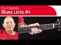 Eric Clapton Blues Licks Blues Guitar Lesson Lick 1