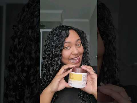 HAD TO TRY THIS VIRAL KERATIN HAIR MASK. #curly #keratintreatment #hairmask #keratinhair #haircare