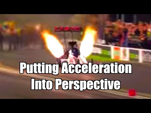 Top Fuel Dragster Acceleration | Top Fuel Acceleration Put Into Perspective