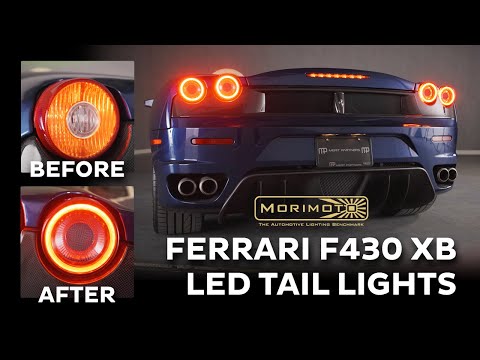 All New Ferrari 430 XB LED Tail lights from Morimoto | Review & Installation