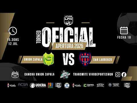 UNION DE ZAPALA VS SAN LORENZO