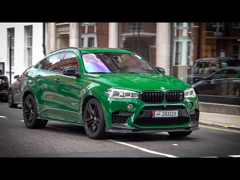 Loudest BMW X6M F86 with Akrapovic Exhaust - Revs & Accelerations in Central London!