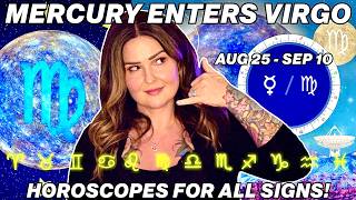 Mercury Enters Virgo August 25, 2026 | Horoscope for All 12 Signs