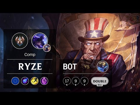 Ryze Bot vs Ezreal - EUW Challenger Patch 9.14