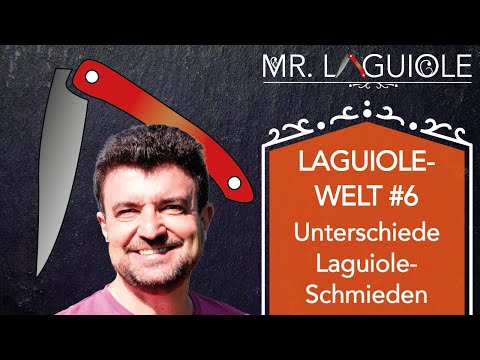 Unterschiede Laguiole-Schmieden, geographisch, technisch, Betriebsgröße präsentiert von Mr. Laguiole