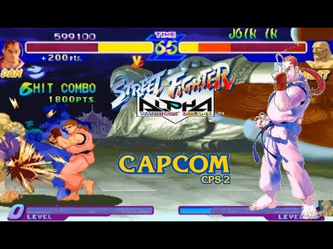 Street Fighter Alpha:Warriors' Dreams Expert Difficulty Dan Hibiki no lose Playthrough
