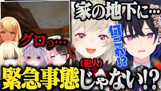 一ノ瀬うるはに地下通路がバレる小森めと&メンバーにガチ引きされた小森めと家の天井【橘ひなの/兎咲ミミ/神成きゅぴ/藍沢エマ/ひなーの/みみたや/えまたそ/切り抜き/Minecraft/マイクラ】