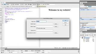 How to create a rollover image in Adobe Dreamweaver