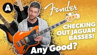 Video thumbnail for Trying Fender & Squier Jaguar Basses - New Mike Kerr Signature! by Andertons Music Co
