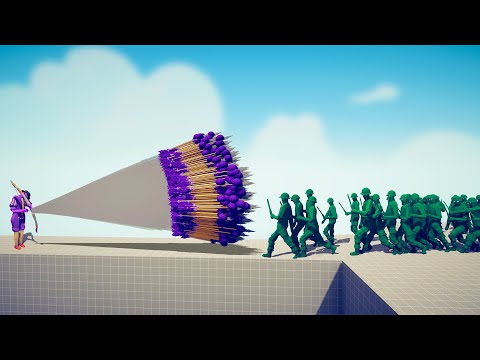 GREEN PLASTIC SOLDIERS vs EVERY GOD - Totally Accurate Battle Simulator TABS