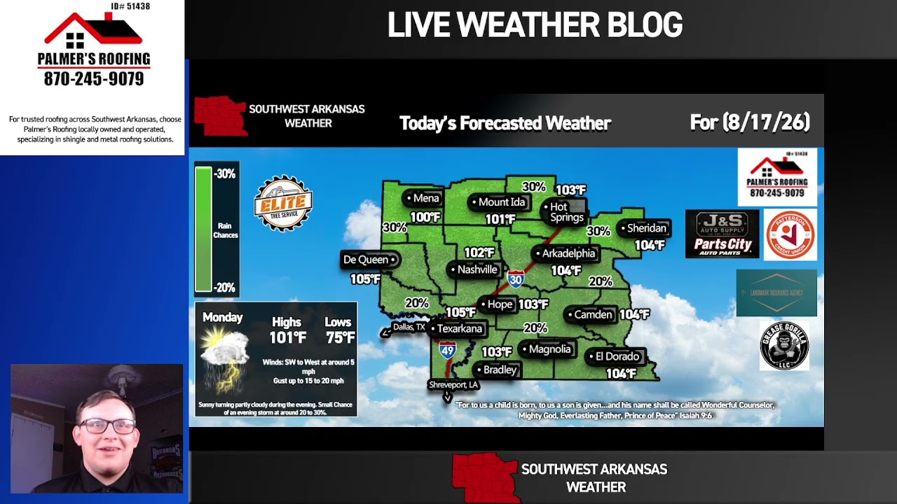 Monday Morning Outlook (August 17, 2026) | Breaking Down Today's Forecast