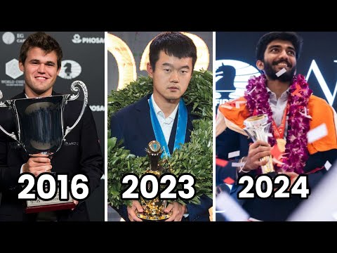 Final Moments of the Last 7 World Chess Championship Matches (2013-2024)