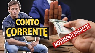 I MOVIMENTI sul conto corrente CHE SCATENANO IL FISCO | Avv. Angelo Greco
