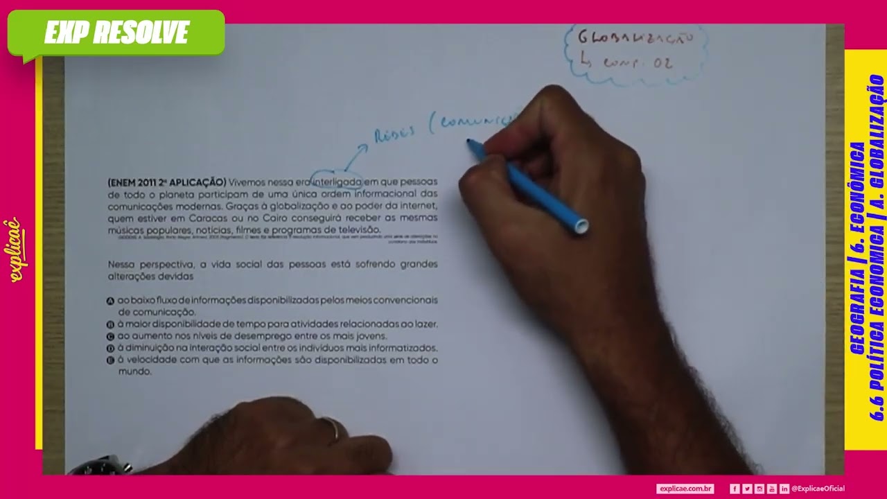 A GLOBALIZACAO VIVEMOS NESSA ERA INTERLIGADA EM QUE PESSOAS DE TODO O PLANETA (...) | ECONOMICA